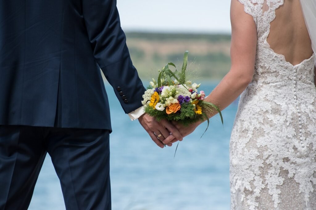 wedding, bride and groom, bride, groom, nature, marry, love, bridal bouquet, keep hands, connectedness, suit, dress, water, lake, wedding ring, wedding, wedding, bride, bride, bridal bouquet, wedding ring, wedding ring, wedding ring, wedding ring, wedding ring